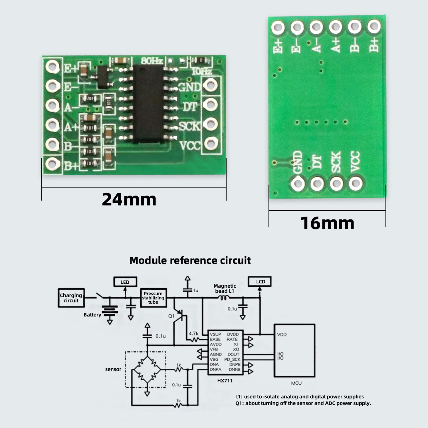 Snapklik.com : CenryKay 2 Sets Load Cell Weight Sensor Module 5kg