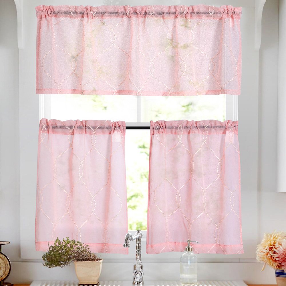 Pink Kitchen Curtains Curtains & Drapes 2023