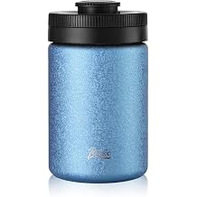 Bincoo Coffee Canister, Large Stainless Steel Coffee Bean Storage Container with Date Tracker, One-Touch Vacuum Seal Coffee Canister, Airtight Food Storage Container Freshness Kit for Coffee Beans