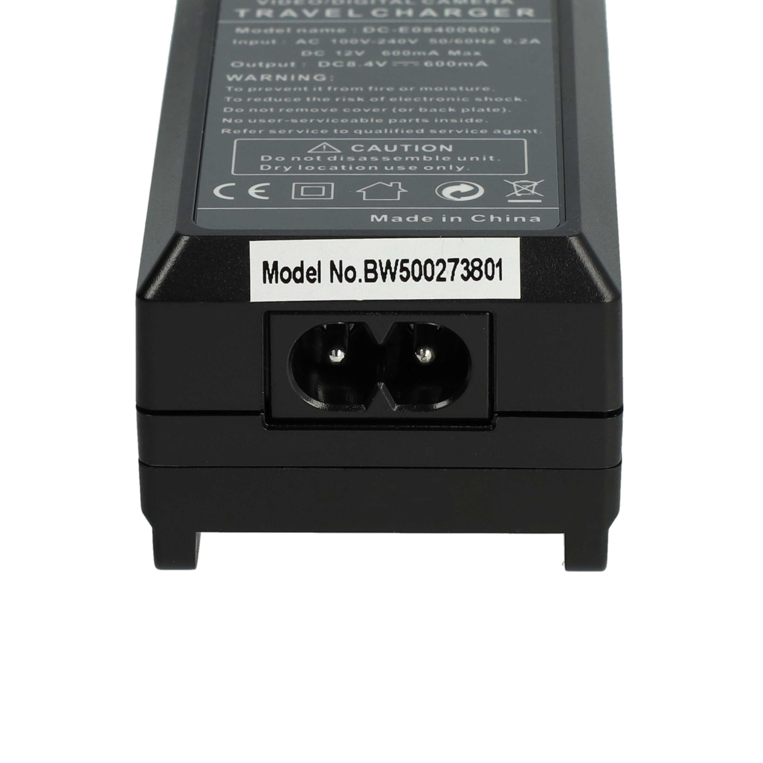 Set Batteria Li-Ion E Caricabatteria Da Auto Per Panasonic Lumix DMC-FZ Serie (DMW-BM7, CGA-S002), 7.2V