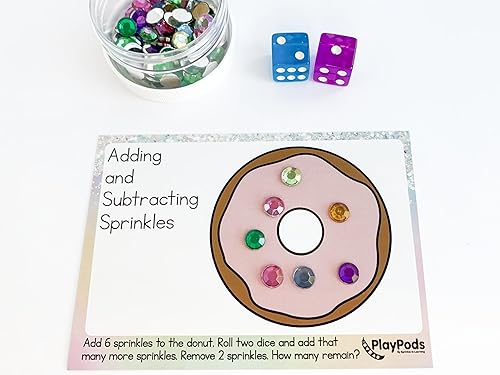 Miniatura 7 de Sum Sparkles - Bolsa ocupada - Juguete de viaje - Actividades matemáticas de borrado en seco