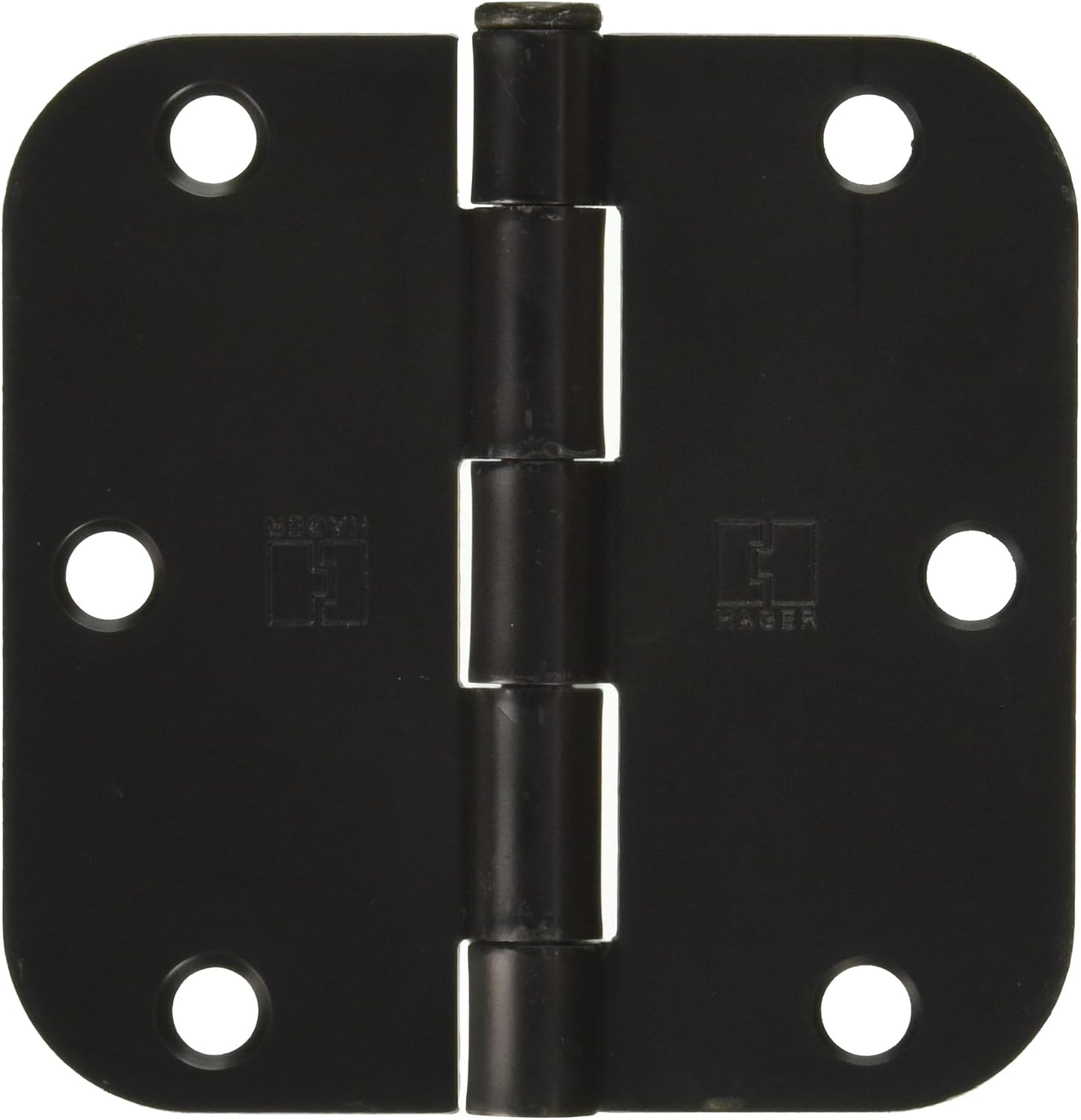 (Pack of 30) Hager 3 1/2 Inch Oil Rubbed Bronze Door Hinges with 5/8" Radius Corners
