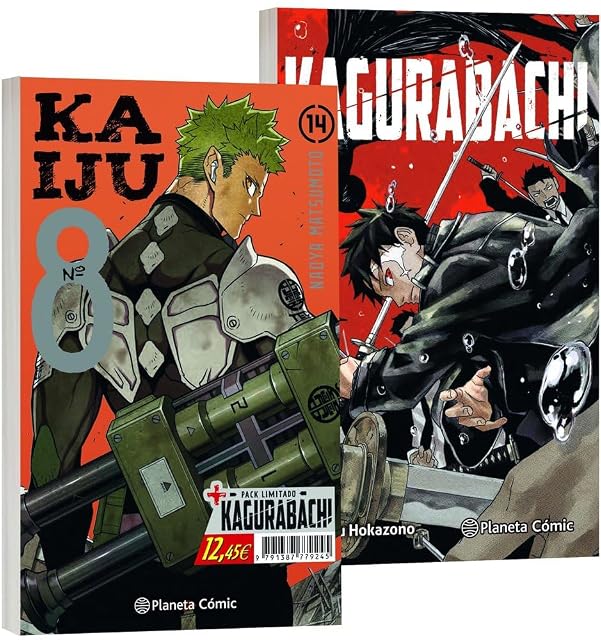 Portada de Kaiju 8 nº 14 + Kagurabachi nº 01