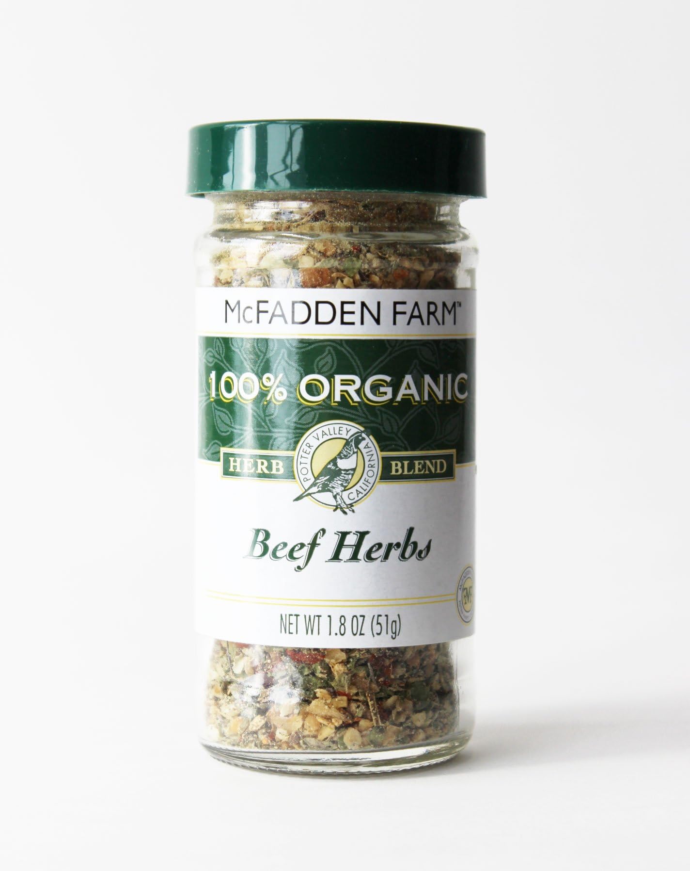 McFadden Farm Organic Onion Flakes - USA Grown In Glass Jar, 1.28 Oz