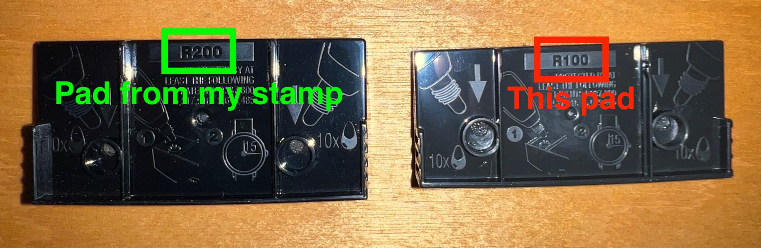 ClassiX P12 SelfInking Stamp Replacement Pad Business
