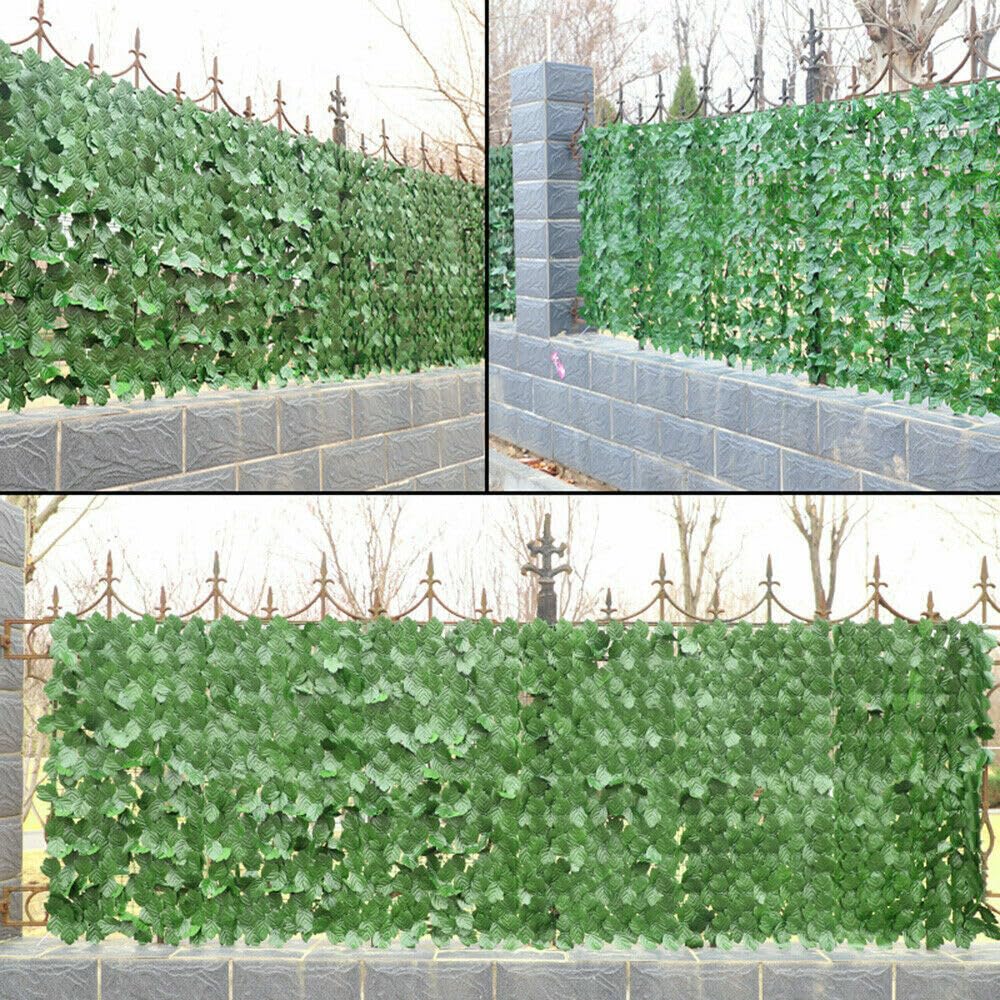 Künstliche Efeu-Hecke Als Sichtschutz – 100 X 300 Cm, Robustes Kunststoff-Grün Für Garten, Balkon & Terrasse