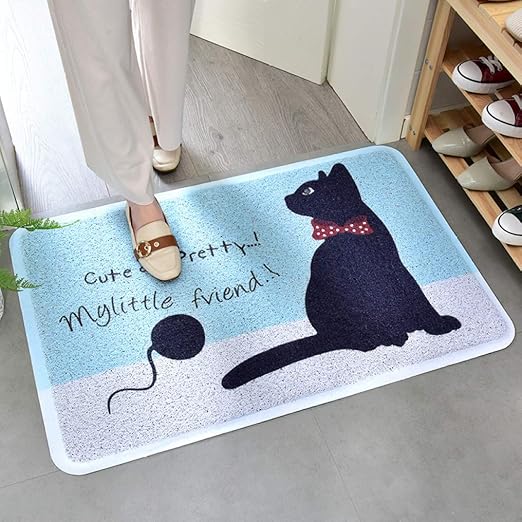 Amazon 玄関マット 犬 猫 可愛い 屋外 室内 北欧 水洗える 滑り止め 泥落とし 耐磨耗性 カーペット ドアマット 玄関 風呂 寝室 廊下 洗面台 屋外室内兼用 玄関マット オンライン通販