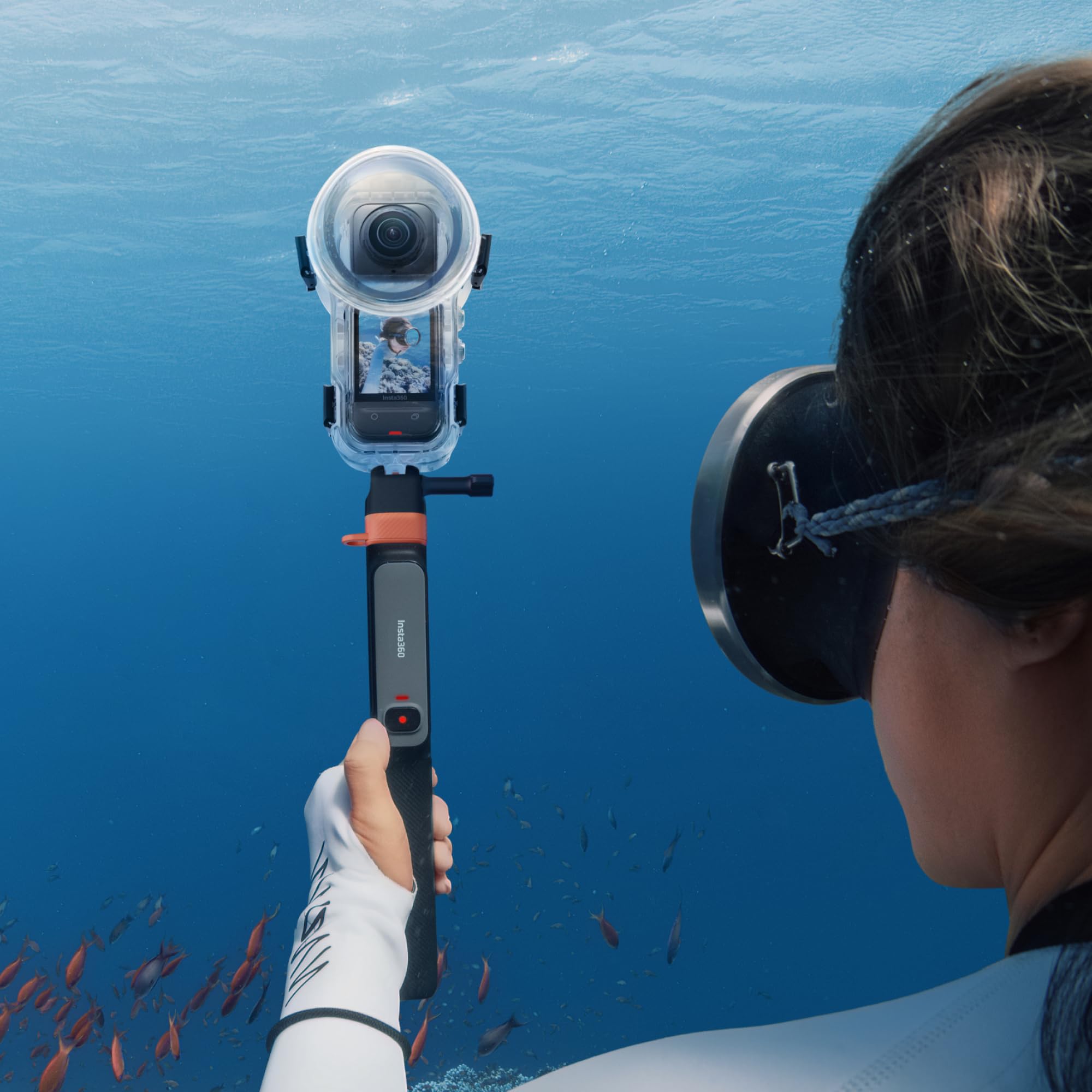 Insta360 Perche à selfie sous-marine avec télécommande