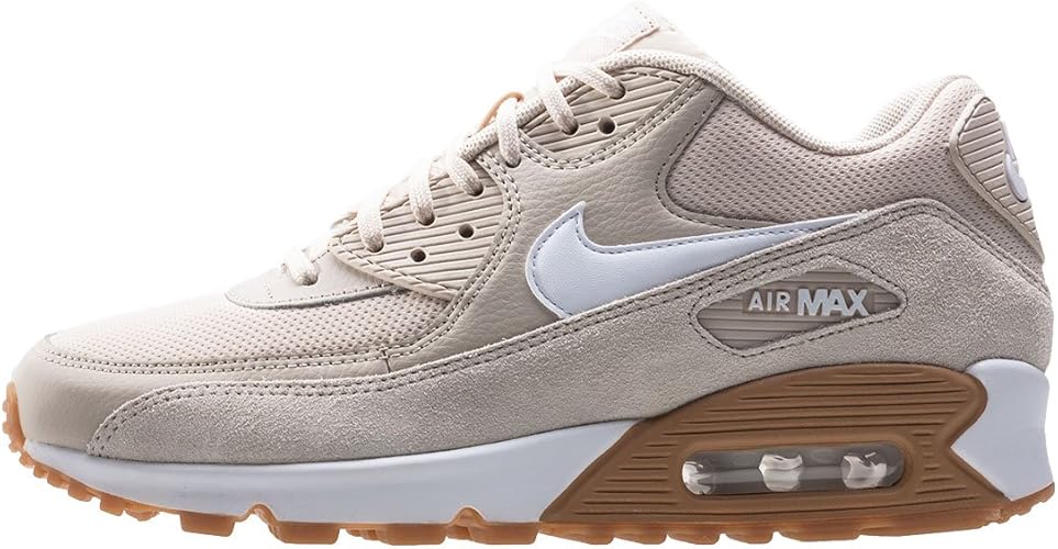 Nike Women's WMNS Air Max 90, Oatmeal/White - Gum Light Brown, 10 M US :  Amazon.fr: Chaussures et Sacs