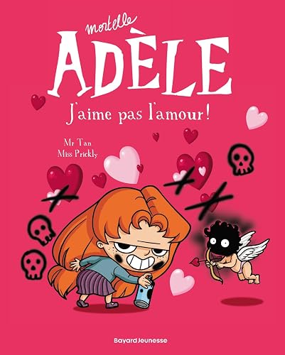 Couverture de Mortelle Adèle, tome 4 : J’aime pas l’amour