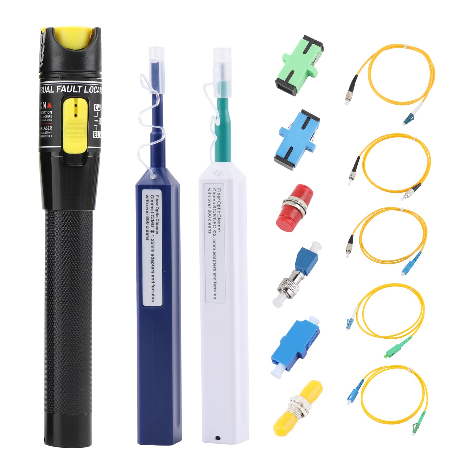 Glasfaser Werkzeug mit Glasfaser Tester 100KM 100mW Glasfaserkabel