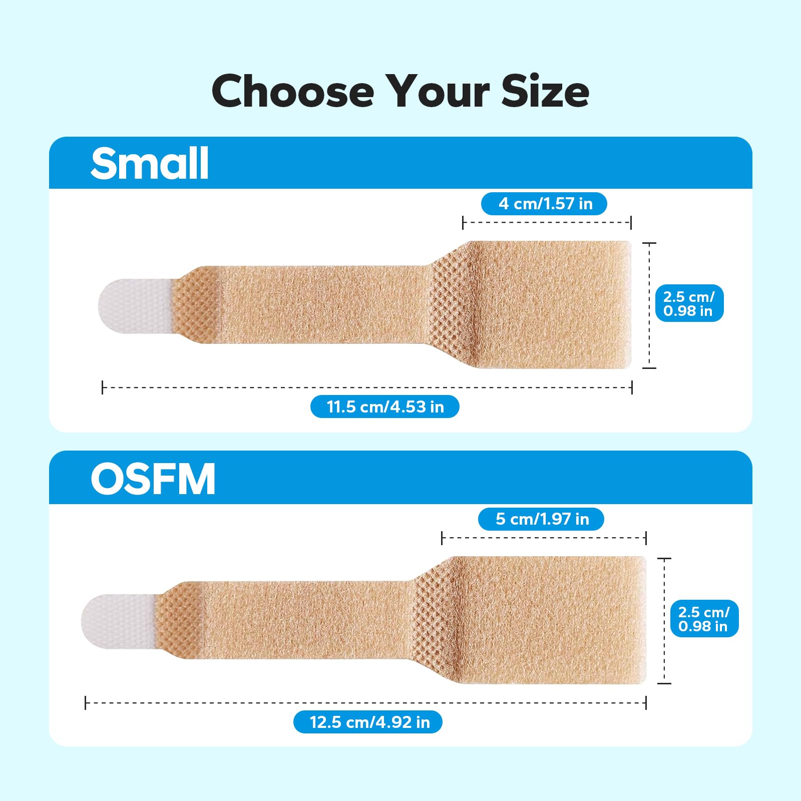 Komoko OSFM, correttore per dita a martello da donna (confezione da 8, beige), raddrizzatori per dita dei piedi a martello, in morbido nylon, per uomini, regolabili e riutilizzabili, per uso