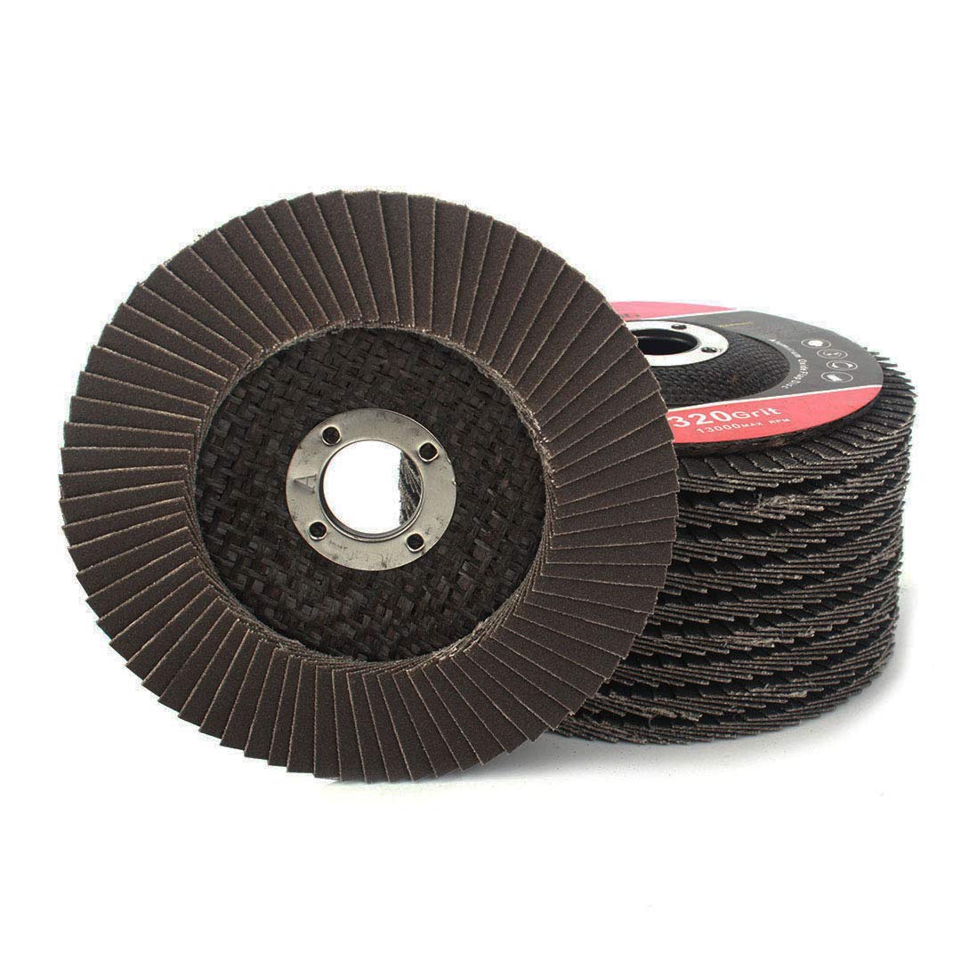320 Grit Flap Discs - Angle Grinder Sanding (10 PCS) -2