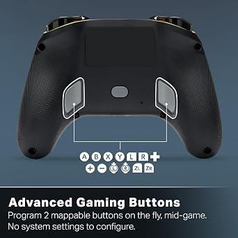 PowerA Advantage Wireless Controller for Nintendo Switch 2 - Pokémon: Mega Evolutions, Officially Licensed, Hall Effects, Mappable Buttons, Pro Controller, C Button, Motion Controls