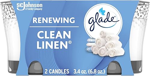 Miniatura 13 de Glade Tarro de velas, ambientador, Coastal Sunshine Citrus, 3.4 onzas, 2 unidades