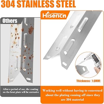 Hisencn SUS304 ステンレススチールグリル交換部品 Kenmore 146.34611410 146.46372610 146.10016510 146.34461410 146.16198211 146.23673310 146.1 6142210 146.46366610 146.1001751 146.4636561