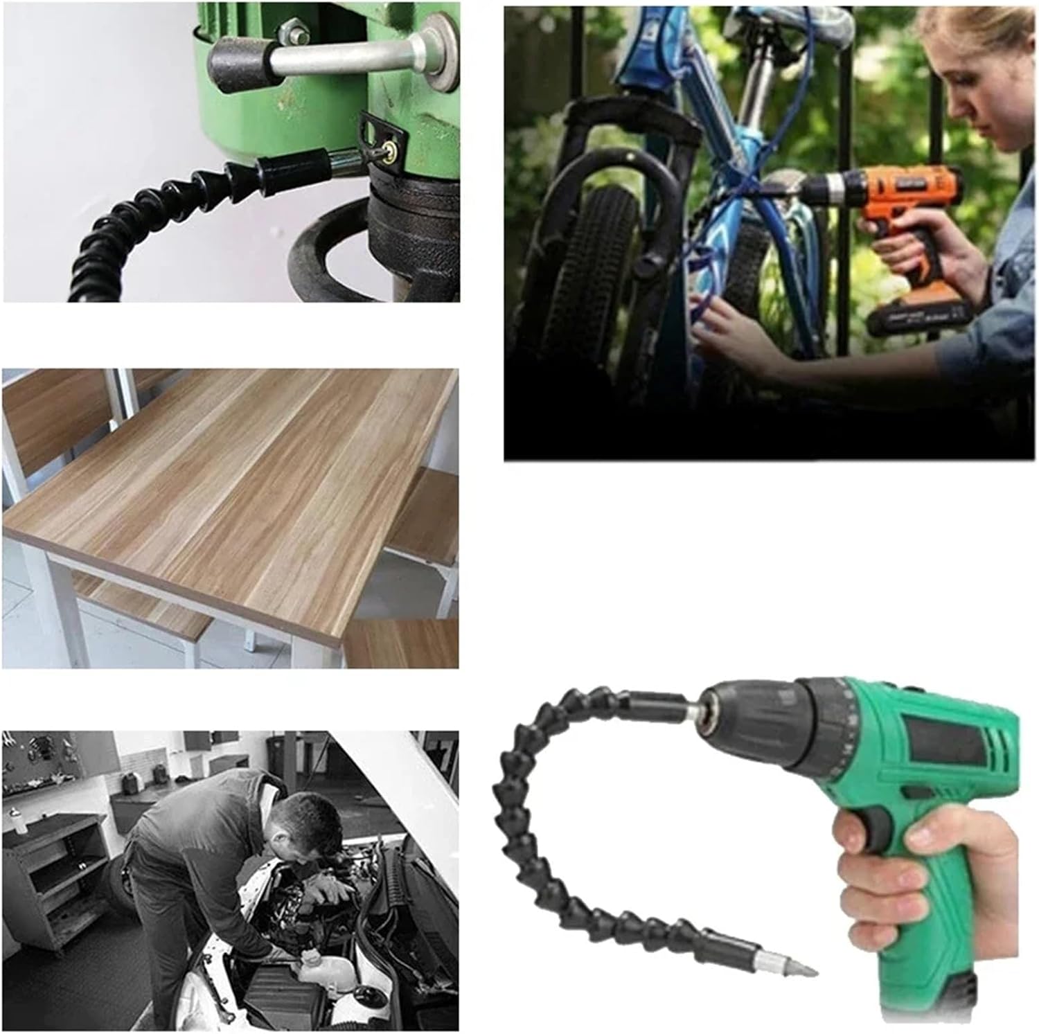 フレキシブルドリルビットフレキシブルシャフトビット延長ドライバービットホルダーユニバーサルスネークフレキシブルホースカルダンシャフト