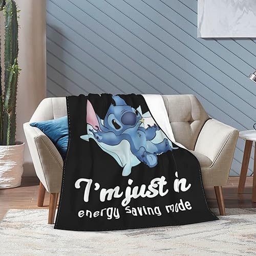 Miniatura 6 de Bonita manta de franela para cama, ligera, decorativa, para sala de estar, 80 x 60 pulgadas