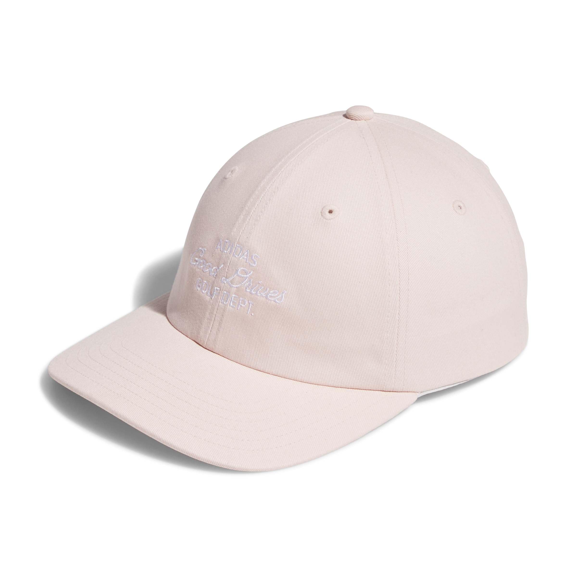 adidas Women's Good Drives 6 Panel HAT, Blush Pink, S-M