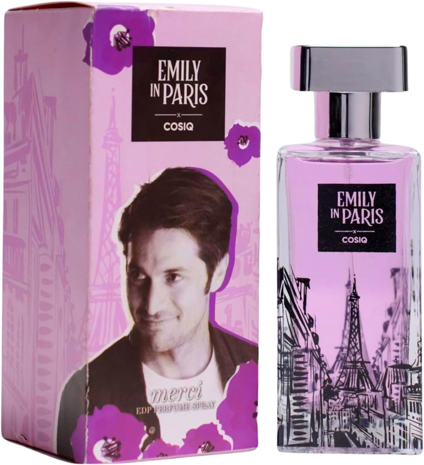 Emily In Paris Merci Eau de Parfum (EDP) Perfume | Long-Lasting Fragrance | Aromatic Fougere | for Men, 100ml