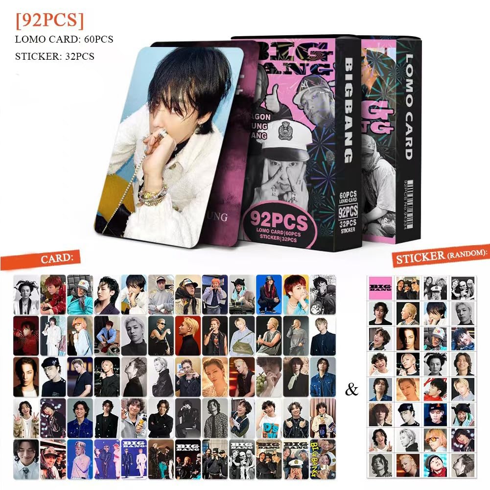 92pcs Kpop Bigbang Cards, Kpop Bigbang Photo Cards, Bigbang Album
