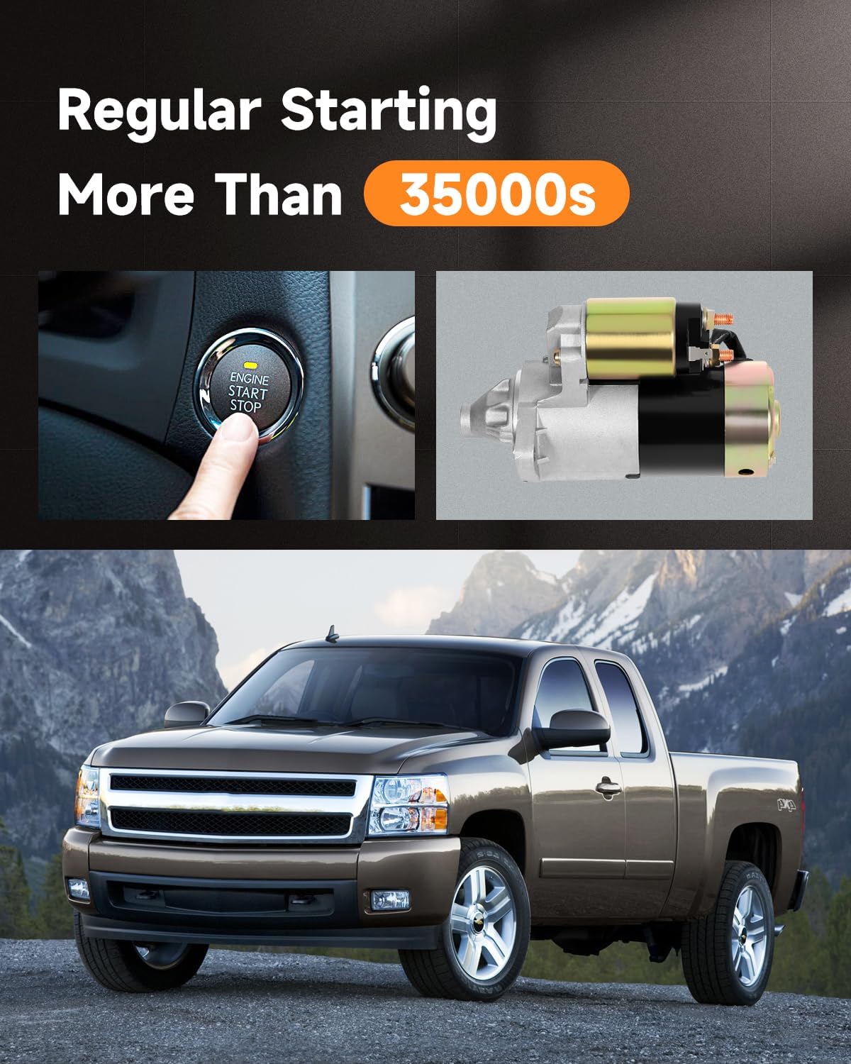 OCPTY Starter Starters Compatible 17166 31100-60A13 Asuna Sunrunner 1992-1993 for Chevrolet Tracker 1990-1991/1998/2001-2002 Geo Tracker 1989-1997 1.6L