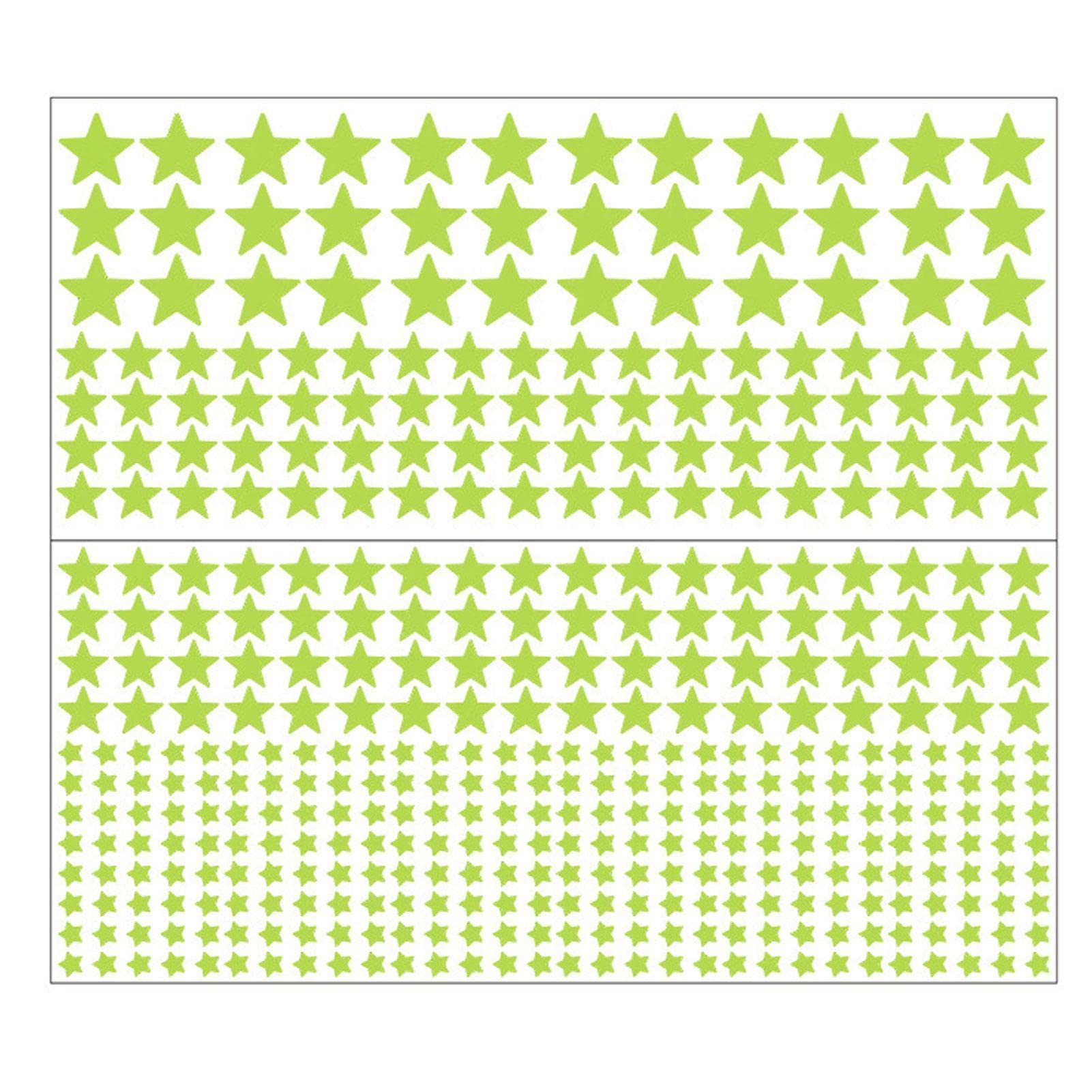 612 Adesivi Stelle Fosforescenti Per Soffitto E Pareti - Glow In The Dark Per Camera Bambini - Regalo Compleanno - 2