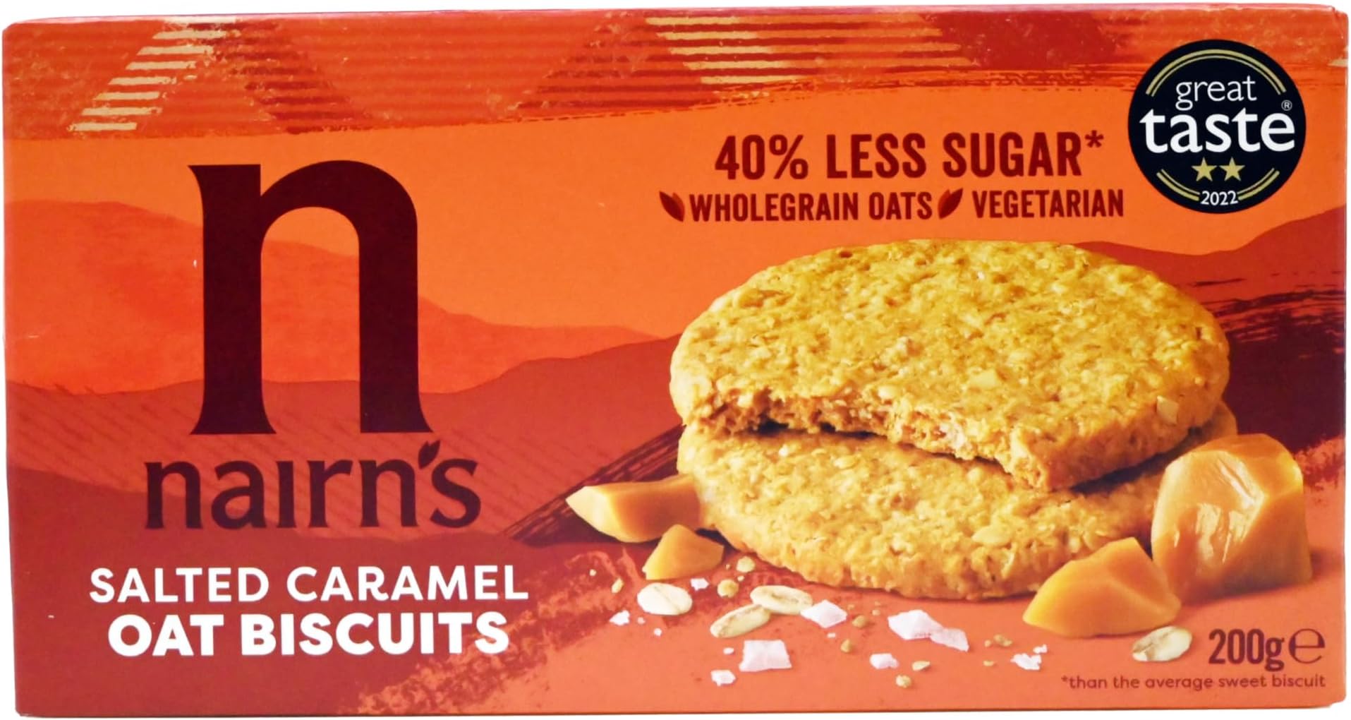 Nairn's Salted Caramel Oat Biscuits (200gm)