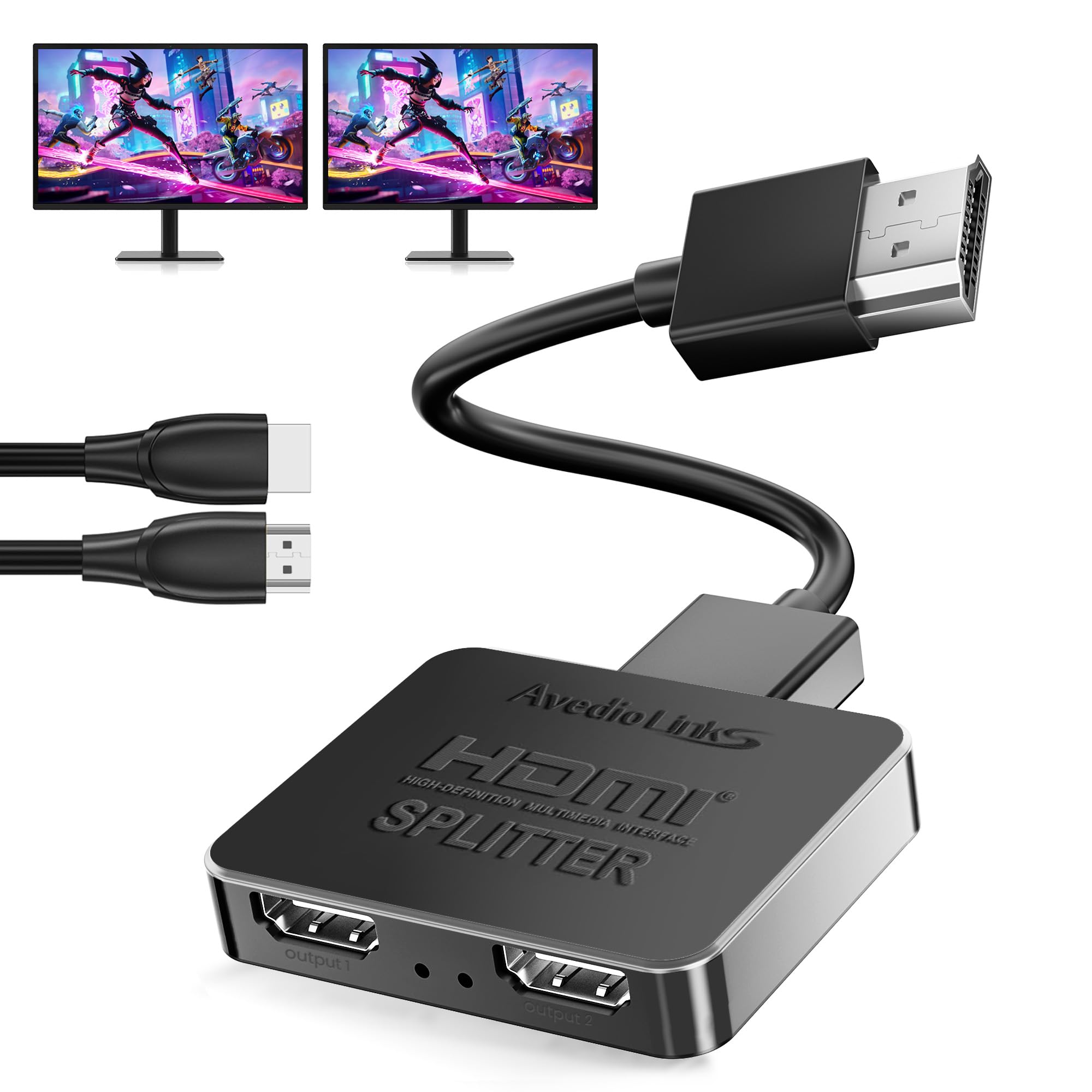 Amazon | avedio links HDMI分配器 1入力2出力 4Kx2K@60Hz HDCP1.4対応