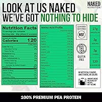 Vista 4 de Naked Nutrition - Proteína de chícharo aislado de granjas norteamericanas, 5 libras