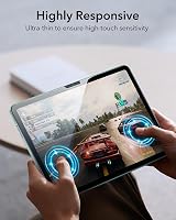 ESR 2 db Edzett Üveg Képernyővédő iPad Air 11" M3/M2 (2025/2024) Modellekhez, UltraFit Behelyező Tálcával, 9H Keménység, Karcálló, Buborékme 8
