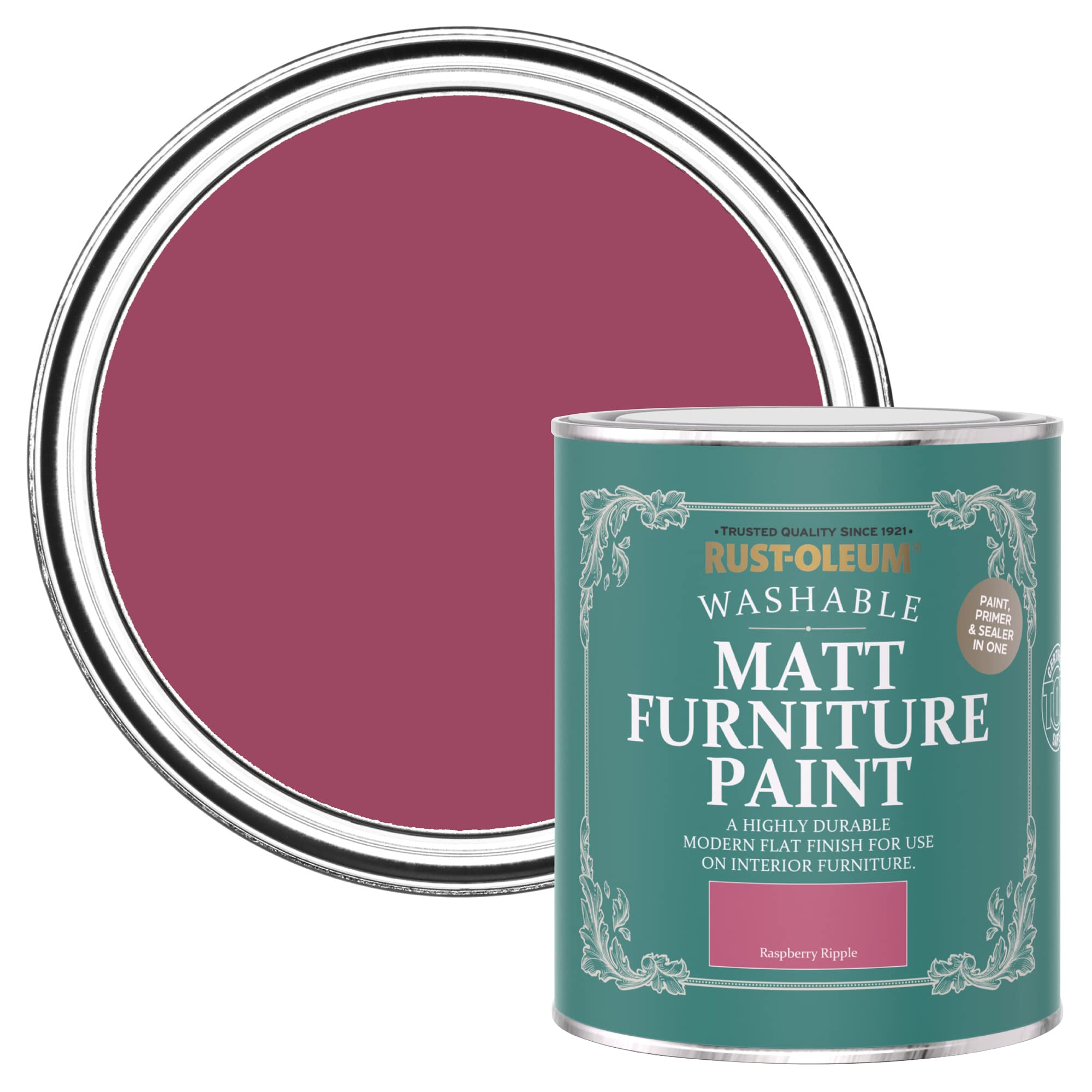 Rust-Oleum Matt Furniture Paint Raspberry Ripple - Pink
