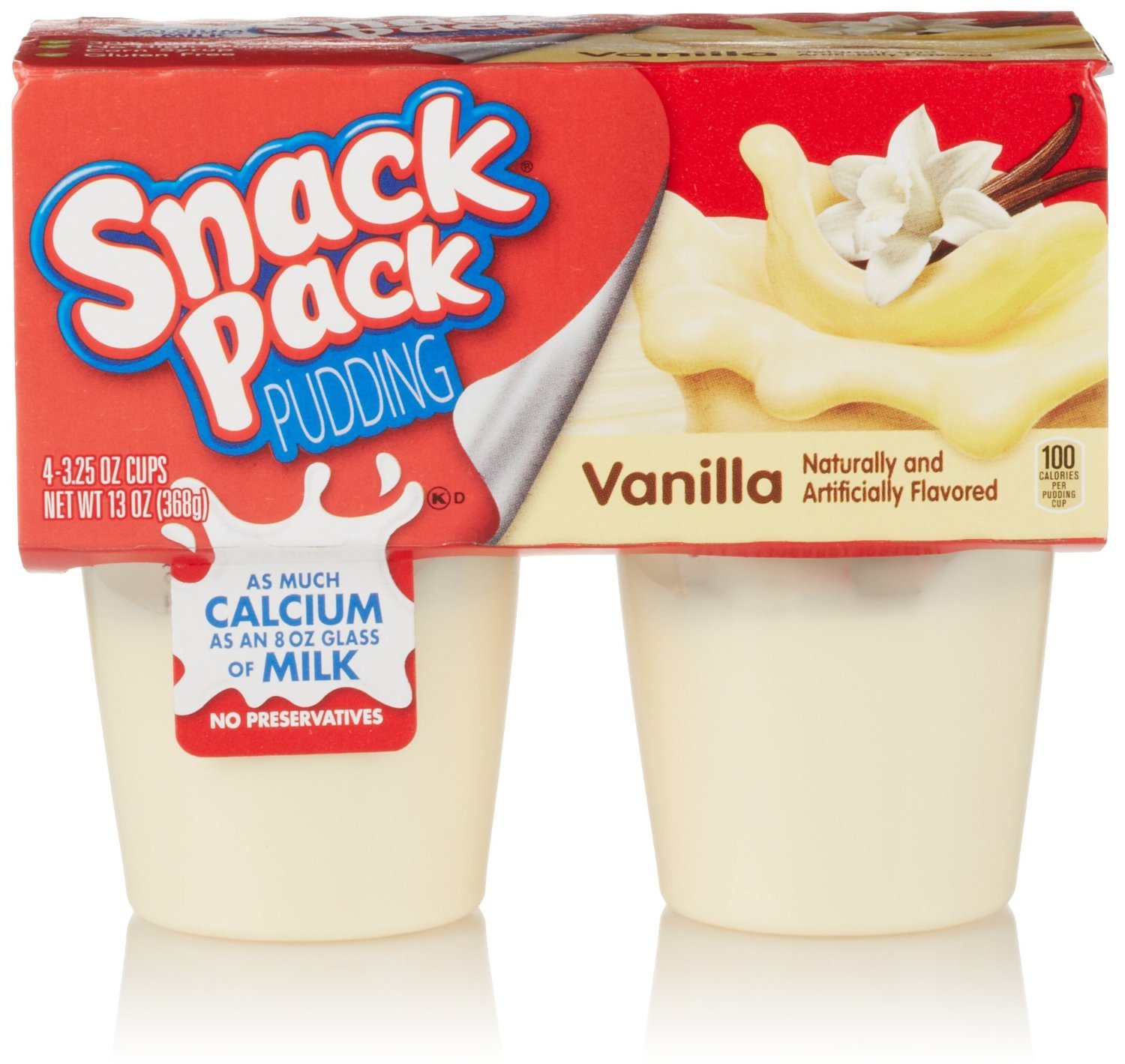 Snack Pack Vanilla Pudding 4 pk : Amazon.ca: Grocery & Gourmet Food