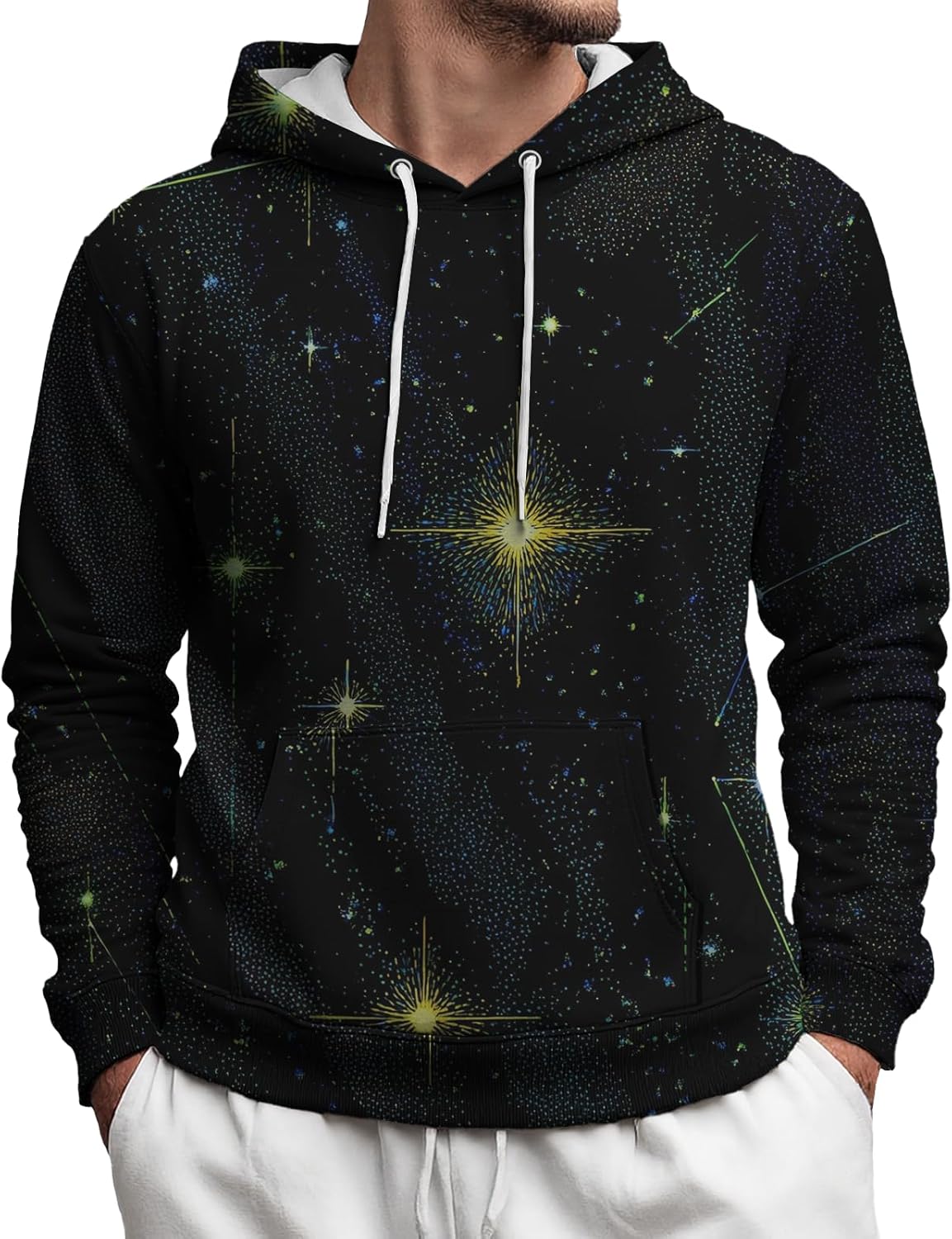 Graphic Sweatshirts For Men Soft And Comfy Long Sleeve Hoodies Pullover Street West...