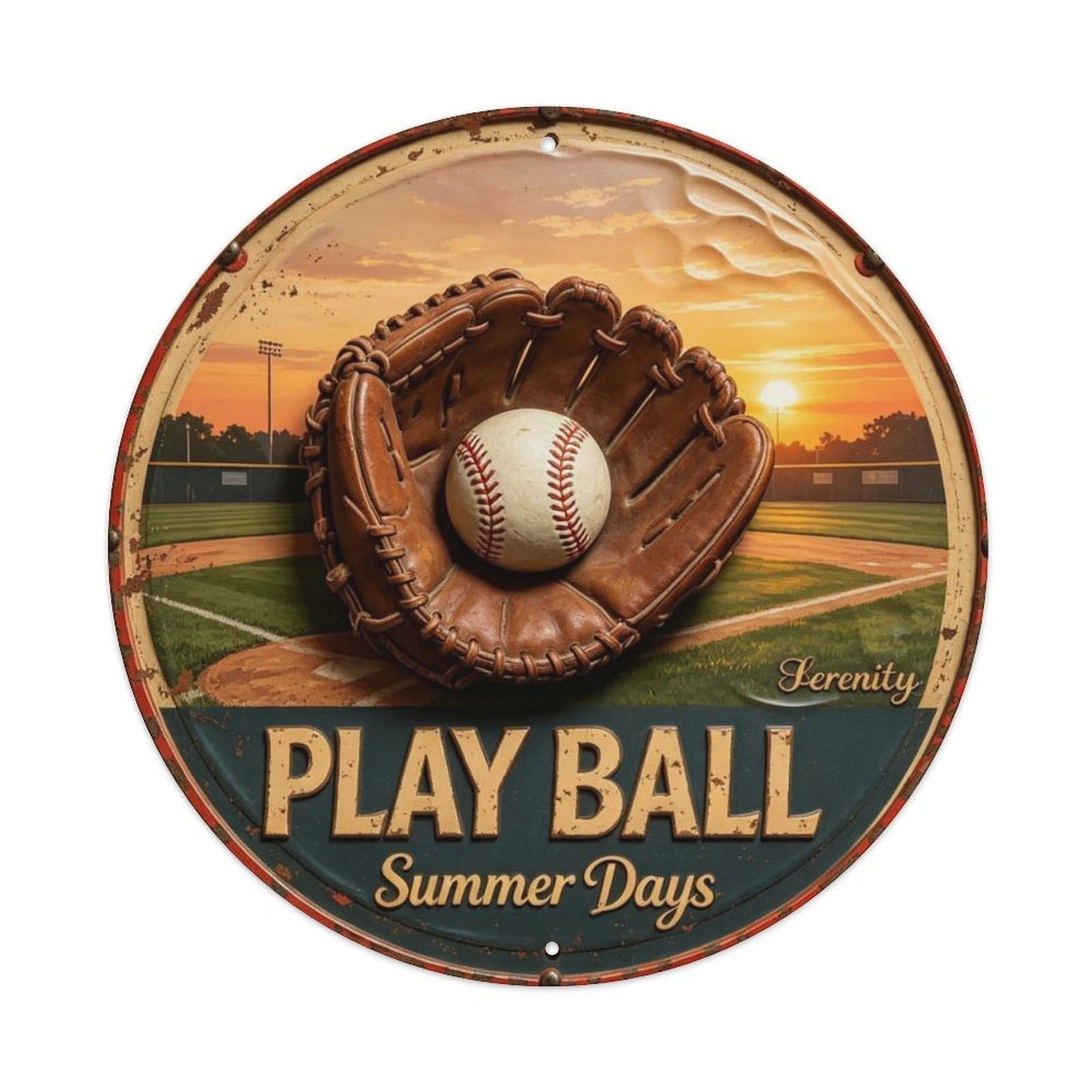 Summer Days Metal Tin Sign Plaque