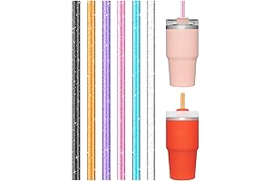 20 oz Stanley Replacement Straws (6 Pack), Compatible with Stanley, Owala, Simple Modern Tumblers