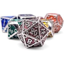 Norse Foundry Dungeon Delve Treasure Trove Metal Dice Set - Forge Your Adventure Premium Zinc Alloy D20 Dice Set - Complete Set for TTRPG - Boost Your Gaming Experience with Metal Dice