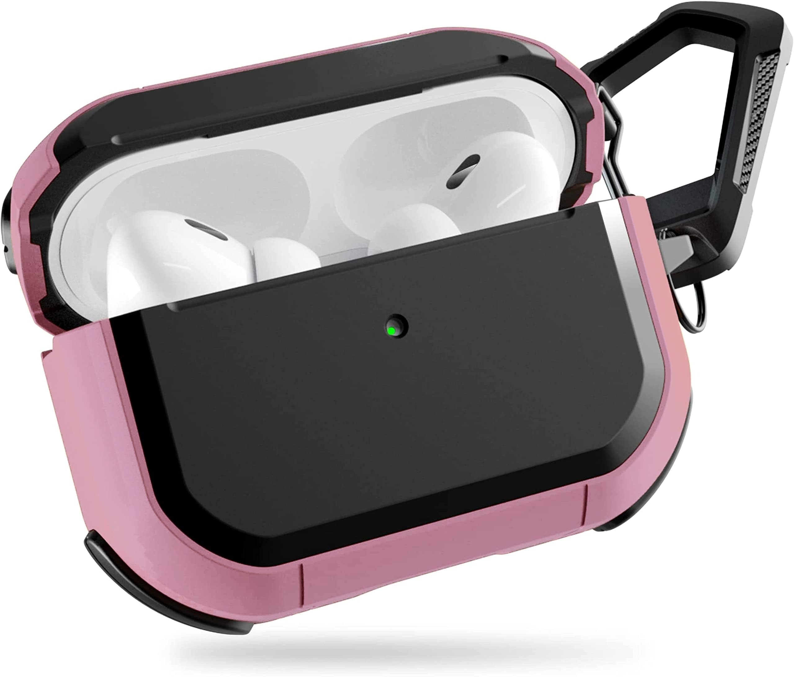 Mavro Armor Rugged Eggshell Case Cover Compatible with Apple AirPods Pro 2 (Pink)