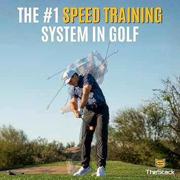 TheStackTM | Golf Swing Speed Trainer | Weighted Golf Training Aid | Golf Swing Trainer Golf Swing Training Aid | Golf Trainer Practice for Men and Women
