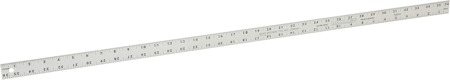 MAYES 10331: 36 Aluminum Ruler