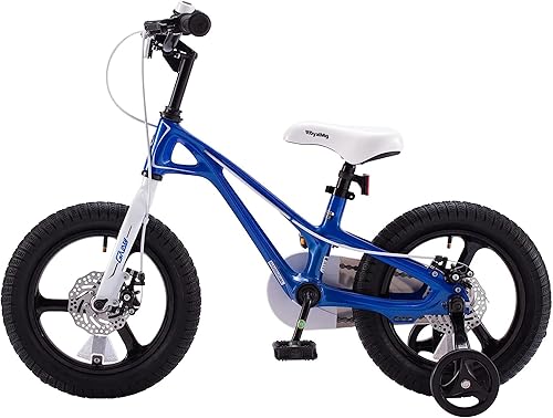 Miniatura 2 de Royalbaby Space - Bicicleta para niños de 14, 16, 18 pulgadas, aleación de aluminio, para niños y niñas, de 3 a 9 años, frenos de disco, frenos de