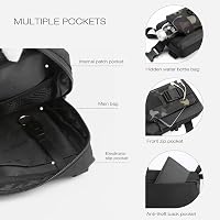 SPAHER Vízlepergető Mellkas Táska - Unisex Crossbody Válltáska, 5L, iPad/Tablet Kompatibilis, Szürke, Túrázáshoz, Utazáshoz 5