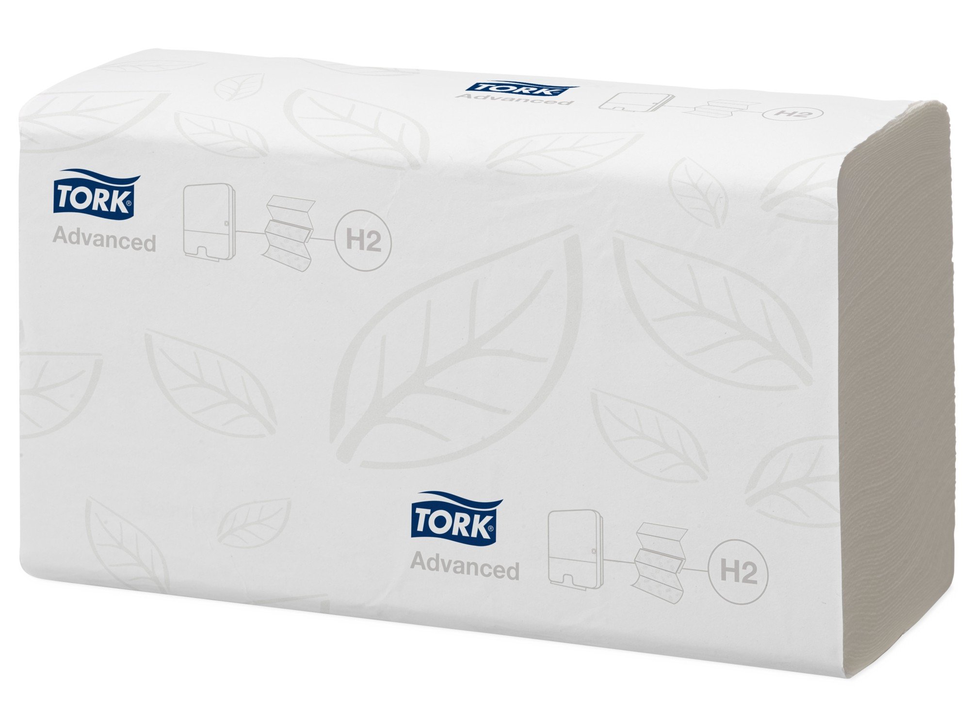 Tork Xpress® Wielopłatowe Ręczniki Papierowe Białe H2, Zaawansowane, 100% Włókna Recyklingowane, 20 x 190 Arkuszy, 471132