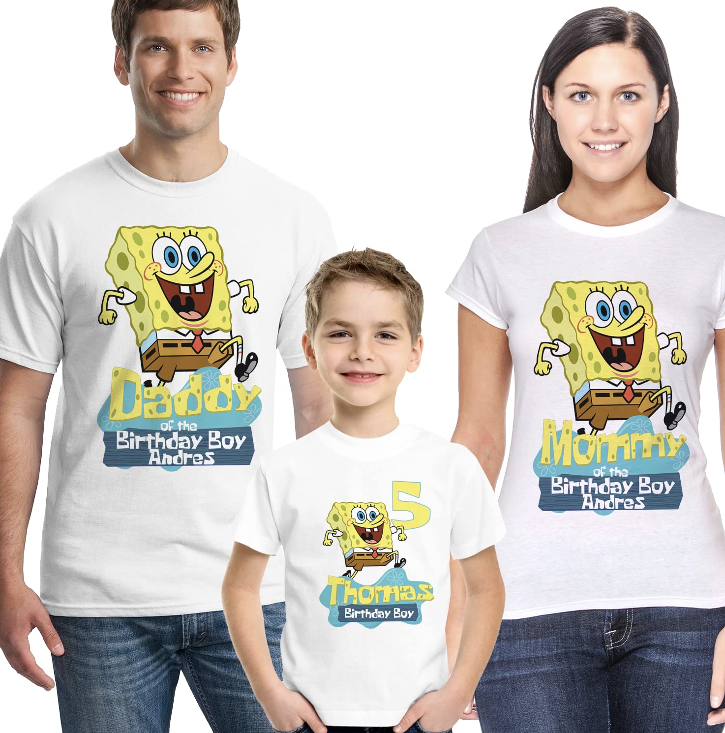 Personalize Spongebob Birthday Shirt 