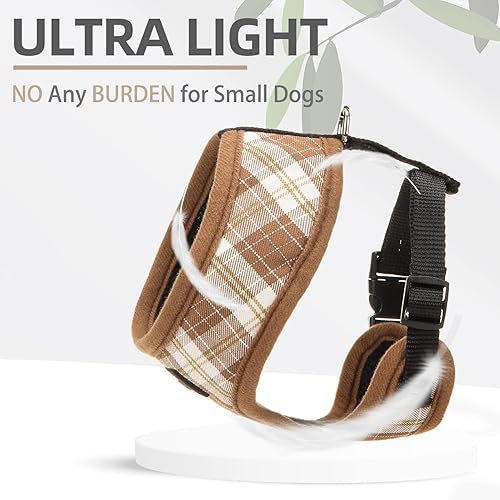 Miniatura 5 de Pupteck - Arnés para perros de malla suave, chaleco acolchado cómodo para cachorros, evita los tirones