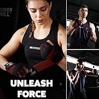 Vista 106 de WYOX Guantes interiores de boxeo de gel para hombres y mujeres, correas de muñeca rápidas de 31.5 in, protección acolchada para nudillos para Muay