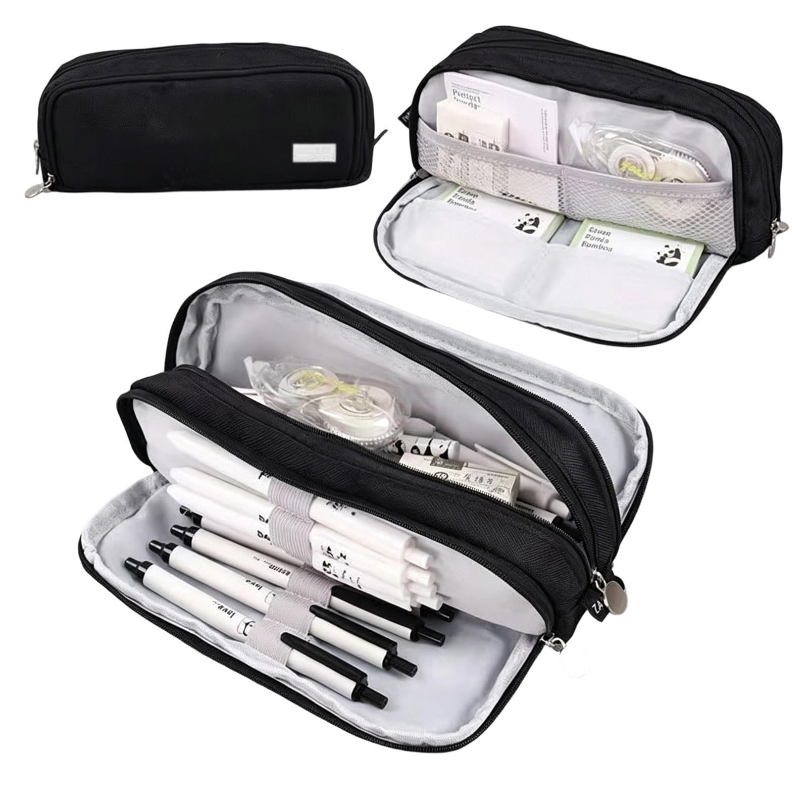 Large Capacity Pencil Case with Compartments and Handle Pencil Case