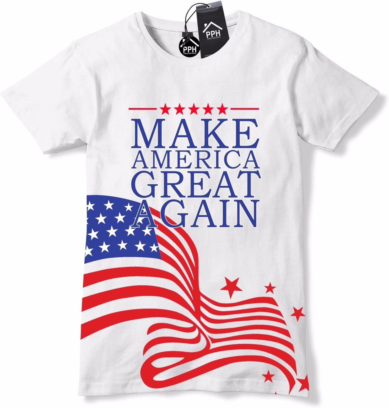 Make America Great Again All Over T SHIRT USA President T SHIRT