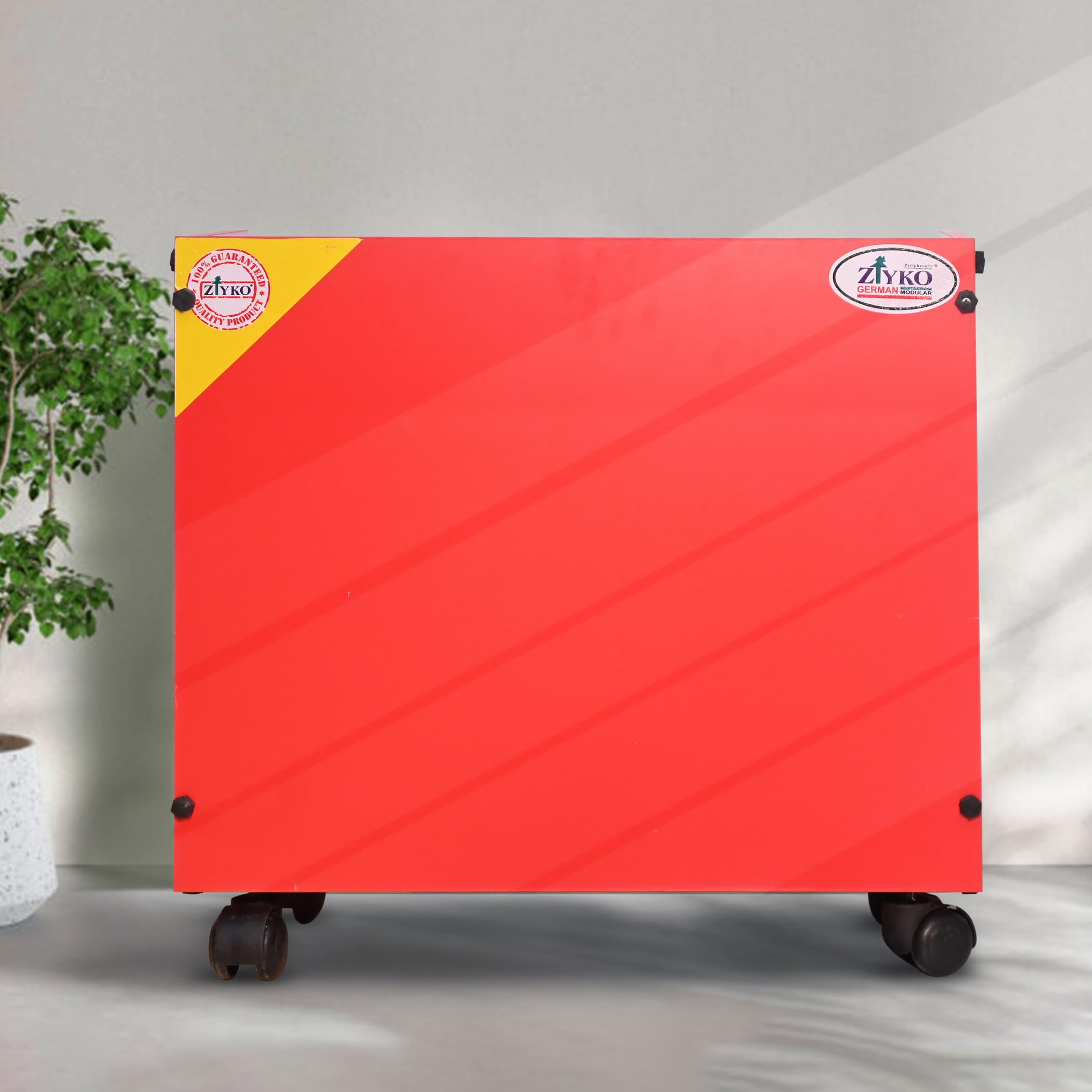 Wooden Battery Trolley with Battery Tray | Inverter Battery Trolley | Wooden Invertor Trolley for Battery, Inverter, ups Box for Home and Office | Load capacity-120kg (Cardinal RED)-image-28