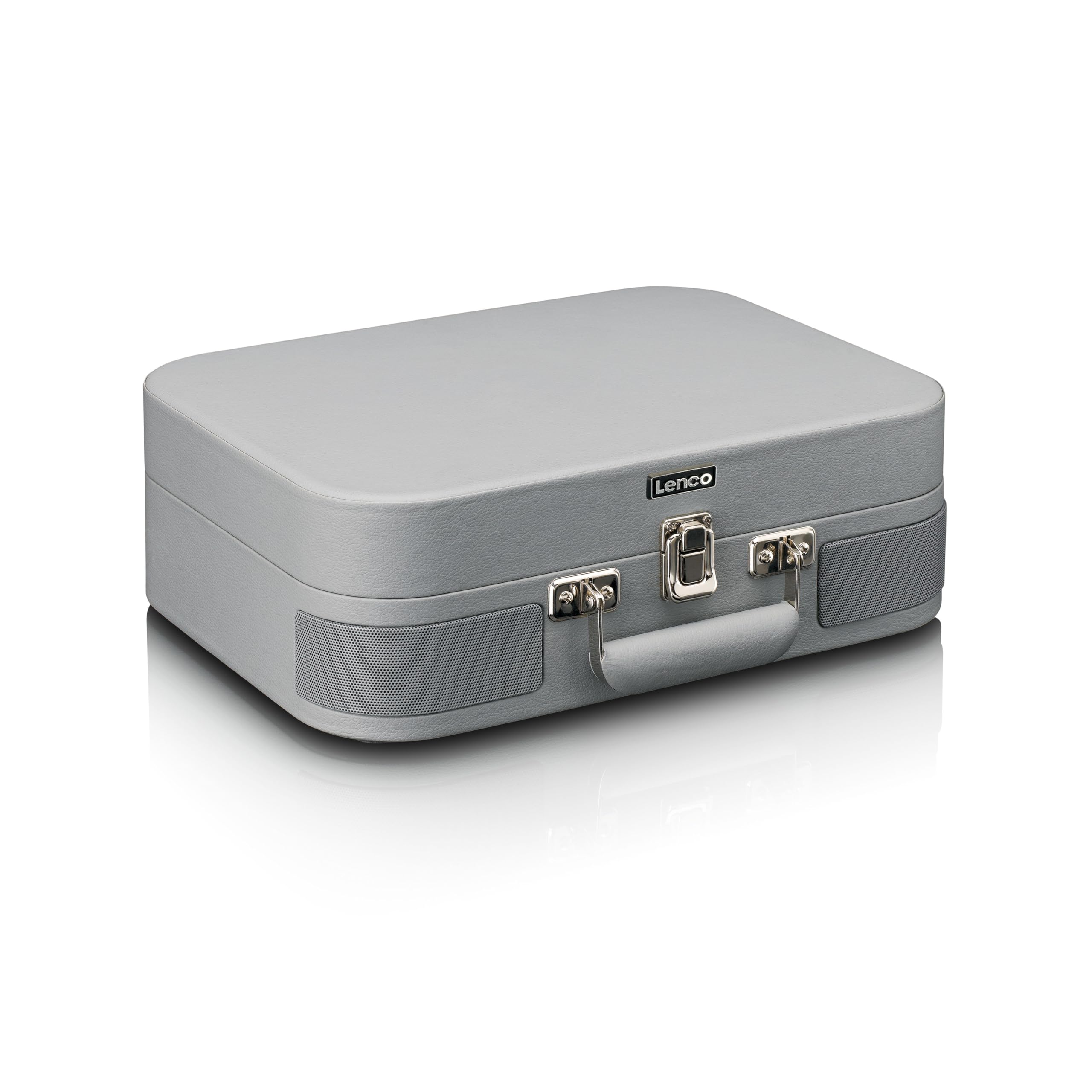 Classic Phono - TT-116 - Giradischi Bluetooth a 3 velocità - 33, 45 e 78 giri/min - Giradischi vintage in vinile - Uscita RCA - Altoparlante stereo - grigio | Classic Phono TT-116 - Giradischi con altoparlante e Bluetooth